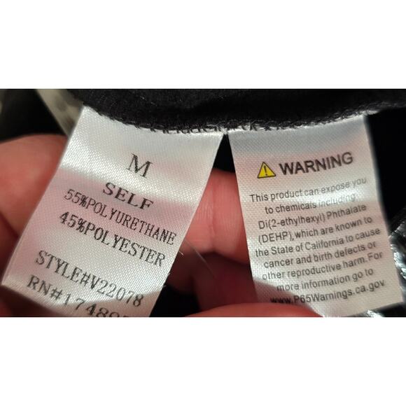 Fashion Nova Cardi B Collab Women's Latex Black Pants Medium - Picture 3 of 4